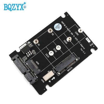 China Good Quality Computer NGFF (M.2) B /MSATA Key to SATA 2.5 Adapter for sale