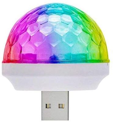 China Mini Car USB Atmosphere Light Disco Ball Party LED Mushroom Decoration Lights Portable Strobe Lights For Kid's Birthday Parties Stage for sale