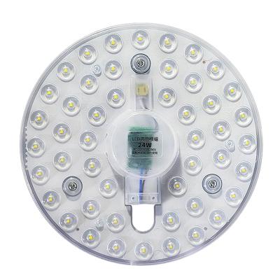 China High Lumens Energy Saving Led Panel Lights Module Panel Backlight 12W 18W 24W 36W Round Lamp AC220V Square Recessed Ceiling Lights for sale