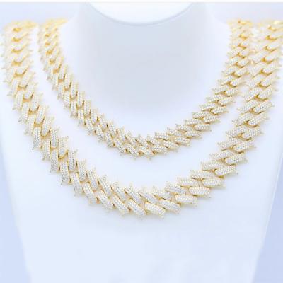 China Wholesale Hiphop China Iced Out Cuban Link Chain Jewelry Necklace Chain for sale