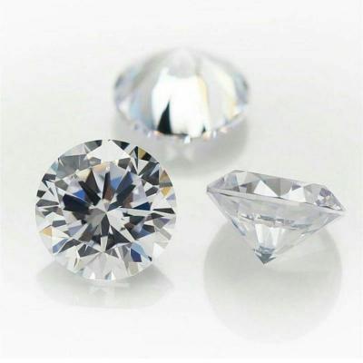 China Popular Fire Style Color Play Or Fancy Form Moissanite Round Loose Moissanite Stones for sale