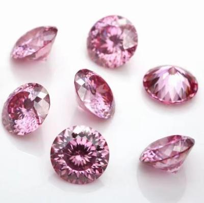 China Fire Vvs Gemstones Moissanite Manufacterers Gorgeous Color Or Pink Moissanite Set for sale