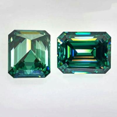 China Fire China Supplier Fancy Color or Dark Green Diamonds Set Moissanite Diamond Wholesale for sale