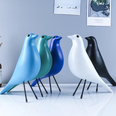 China China Central Statistical Institute Nordic Peace Dove Eames Cute Bird Resin Crafts Wedding Gift Office Home Decoration for sale