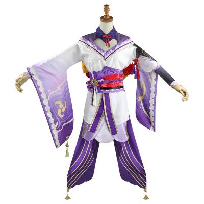 China Cosplay Cartoon Costume Game Genshin Perform Raiden Shogun Cosplay Costume Baal Wig Shoes Sexy Cosplay Costume Women Kimono Dress Uniform Party Role Play for sale