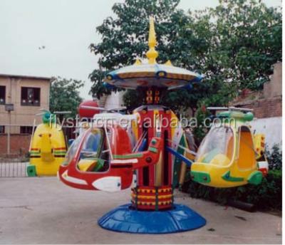 China Mini Funfair Amusement Park Helicopter Cold Blood Aircraft Rides for sale