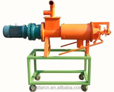 China Fertilizer Dewatering Chicken Manure Solid Liquid Screw Separator for sale