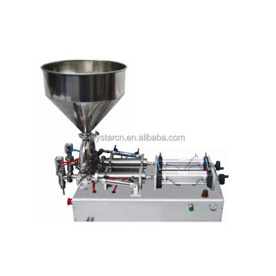 China Piston Filler With Rotary Valve Table Top Liquid Soap Filling Machine Honey Bottling Filling Machine for sale