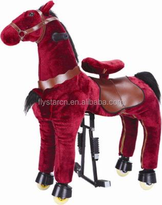 China Ride On Red Mechanical Toy Horse Big Animal Toys for sale