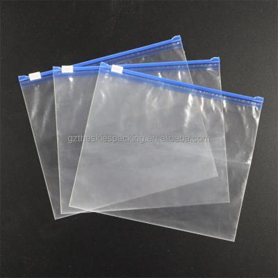 China Matte Printed Recyclable Custom PE Zipper Packaging Plastic Bags Wholesale Frosted Plastic Slider Zipper Packaging Bag For Clothes for sale