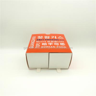 China Handmade Take Out Food Boxes French Fries Cardboard Pull Out, Edible Food Packaging Paper Box for sale