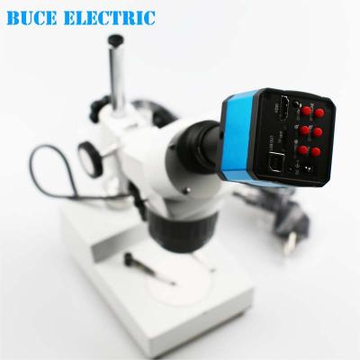 China Eductaion BX-5B PCB stereotactic microscope can use 14MP CCD camera +0.5Xadapter for sale