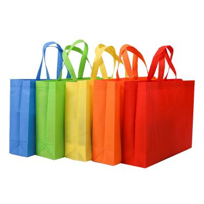 China Low moQ custom logo recyclable can be customized size shopping bags nonwoven nonwoven bag for sale