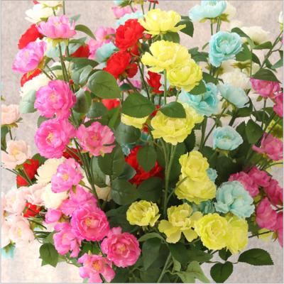 China Beautiful and Colorful Best Selling Artificial Flower Preserved Silk Vine Rose Wisteria Flower Ornament Wedding Decoration for sale