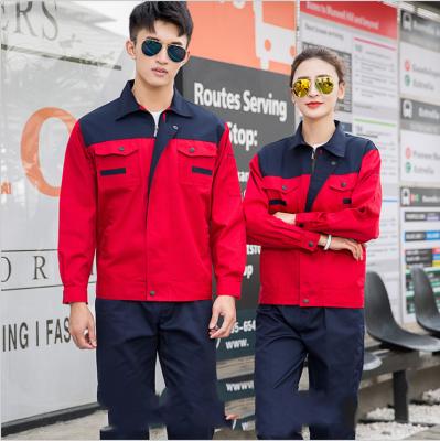 China Workwear Work Clothes Suits Male Spring And Autumn Workshop Auto Repair Decoration Work Wear-resistant Coveralls For Men for sale