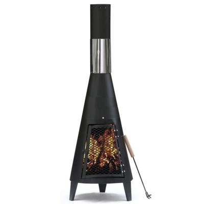 China Height Adjustable Garden Charcoal Chimney Steel Fire Pit Patio Heater Bbq for sale