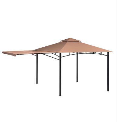 China Easy Assembly 11 x 11 Seasonal Shade Waterproof Outdoor Gazebo With Expandable Awning for sale