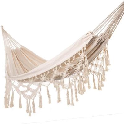 China With High Quality Custom Explosive Tassel Swing Wild Leisure And Affordable Cotton Hammock for sale