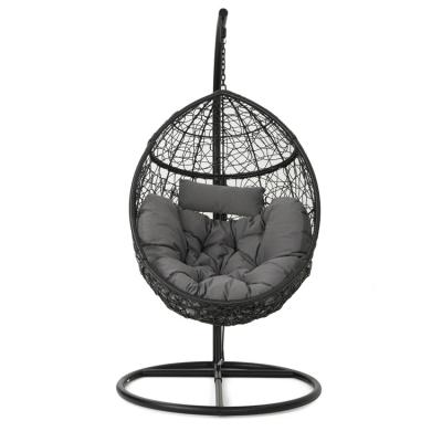 China Modern Outdoor Basket Chair Patio Swing Chair Outdoor Garden Furniture Hanging Swing Chair for sale