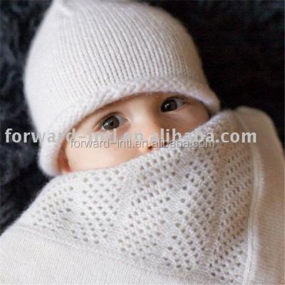 China Luxurious organic amd anti-pilling amd natural pure cashmere baby blanket very very soft for sale