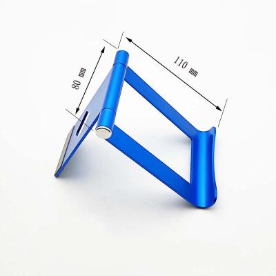 China Wholesale Aluminum Hinge Mobile Phone Stand Desktop Metal Tablet Holder Adjustable Stand Holder for sale