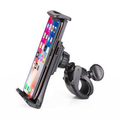 China 360 Universal Adjustable Handlebar Mount Mobile Phone Holder Bicycle Bike Phone Ergonomic Mount Holder For Motorcycle for sale