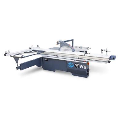 China Horizontal W6 Precision Automatic Wood Cutting Sliding Table Panel Saw Machine for sale