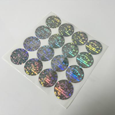 China Holographic Stickers Custom Logo Stickers Waterproof Packaging Labels Fragile Sticker Sheet Anti-Counterfeiting for sale