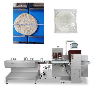 China Automatic Arabic Food Flowpack Pita Bread Pizza Packing Machine for sale