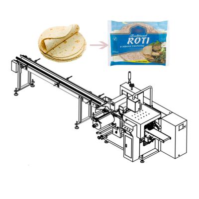 China Automatic Food Food Packing Machine for Chapati Roti Pita Bread for sale