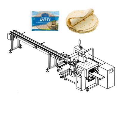 China Automatic Food Flow Packing Machine For Tortillas Pita Bread Chapati for sale