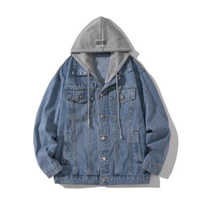 China Regular custom men's denim jacket wholesale high quality men's cotton jeans jacket for sale