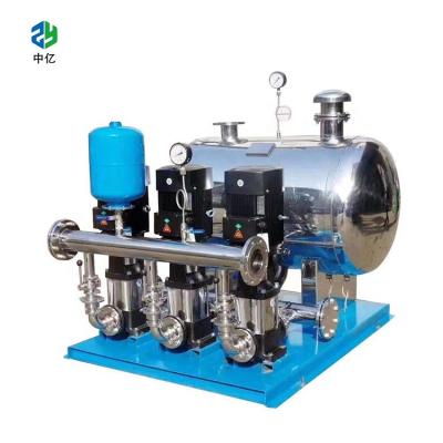 China Stainless Steel 304 water pump Steady Flow Tank Water Pump Booster System Booster Pump Set for sale