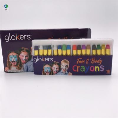 China 12 neon face paint sticks party makeup Kids crayon completely safe non toxic for sale