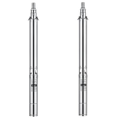 China QJD deep well pump Household stainless steel high lift deep water pump submersible electric pump 220V for sale