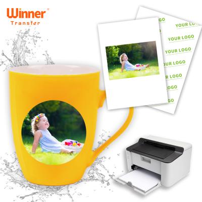 China Wholesale Hot Sale 100% Ceramic Amazon Transfer Water Slide Decal Paper For Mug for sale