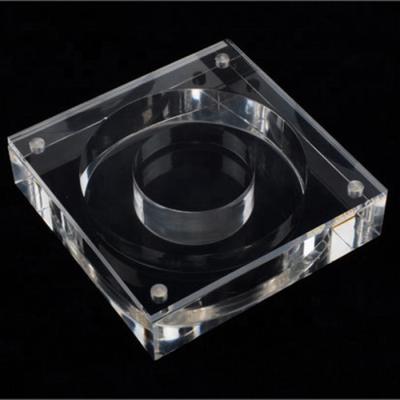 China Industry China Custom CNC Machining Transparent Acrylic Manifold Plastic Parts for sale