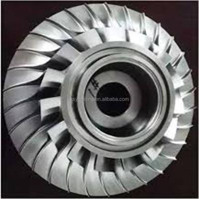 China Oil Industry Customized Impeller Gr5 Lost Water System Power Systems Chemical Industry DIN 17865 - 3.716 Titanium Wax Investment Precision Casting Supplier for sale