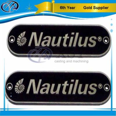 China The decorative metal tag metal die casting zinc alloy metal plate for sale