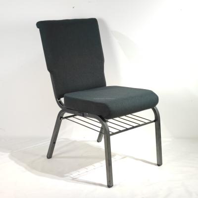 China Vintage Modern Wholesale Stackable Design Industrial Metal Church Chair for sale