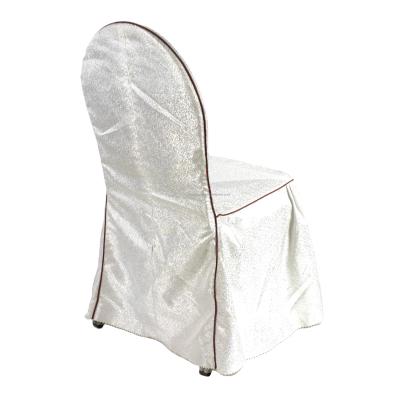 China Simple elastic universal thickened white cover wedding one-piece hotel banquet meeting chair for sale