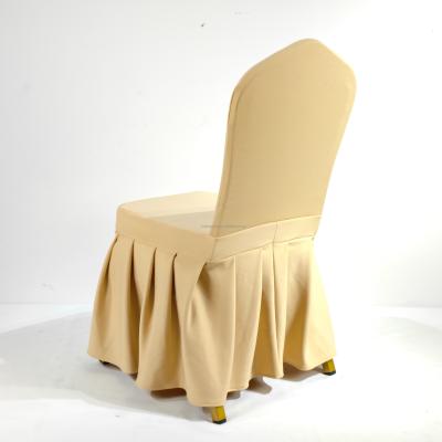 China Simple Folding Wedding Decoration Spandex Chair Cover For Event for sale