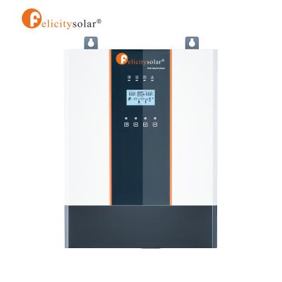 China 48V hybrid solar inverter 5kw 220v for home use solar system 30kw inverter price 415*320*129mm for sale