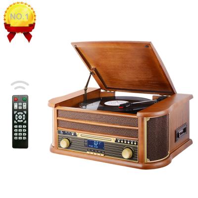 China Retro CD Playing Phonograph Stylusphono Wooden Nostalgic Stylus Horn for sale