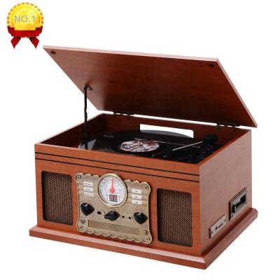 China CD play mp3 mp4 media fm radio recorder record player upright phonograph for sale