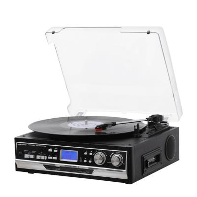 China PLL AM FM Radio Cassette Play Three Speed ​​Turntable Music Record Player T365 for sale