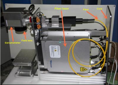 China máquina portátil 10W da marcação do laser da cor 3D para o aço de liga alto da dureza à venda