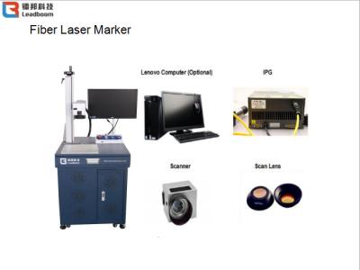 China High speed Fiber Laser Marking Machine to mark Mobile and computer accessories for sale