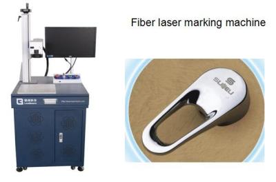 China marcador com refrigerar de ar, máquinas de aço inoxidável do laser da fibra 30W da marcação do laser à venda