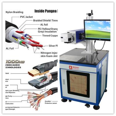 China Abisoliermaschine Lasers der hohen Geschwindigkeit/Schälmaschine für Teflondraht 0 - 30W zu verkaufen